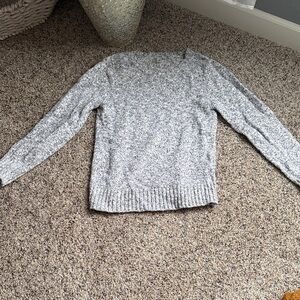 L.L. Bean Women's Speckled Gray Sweater